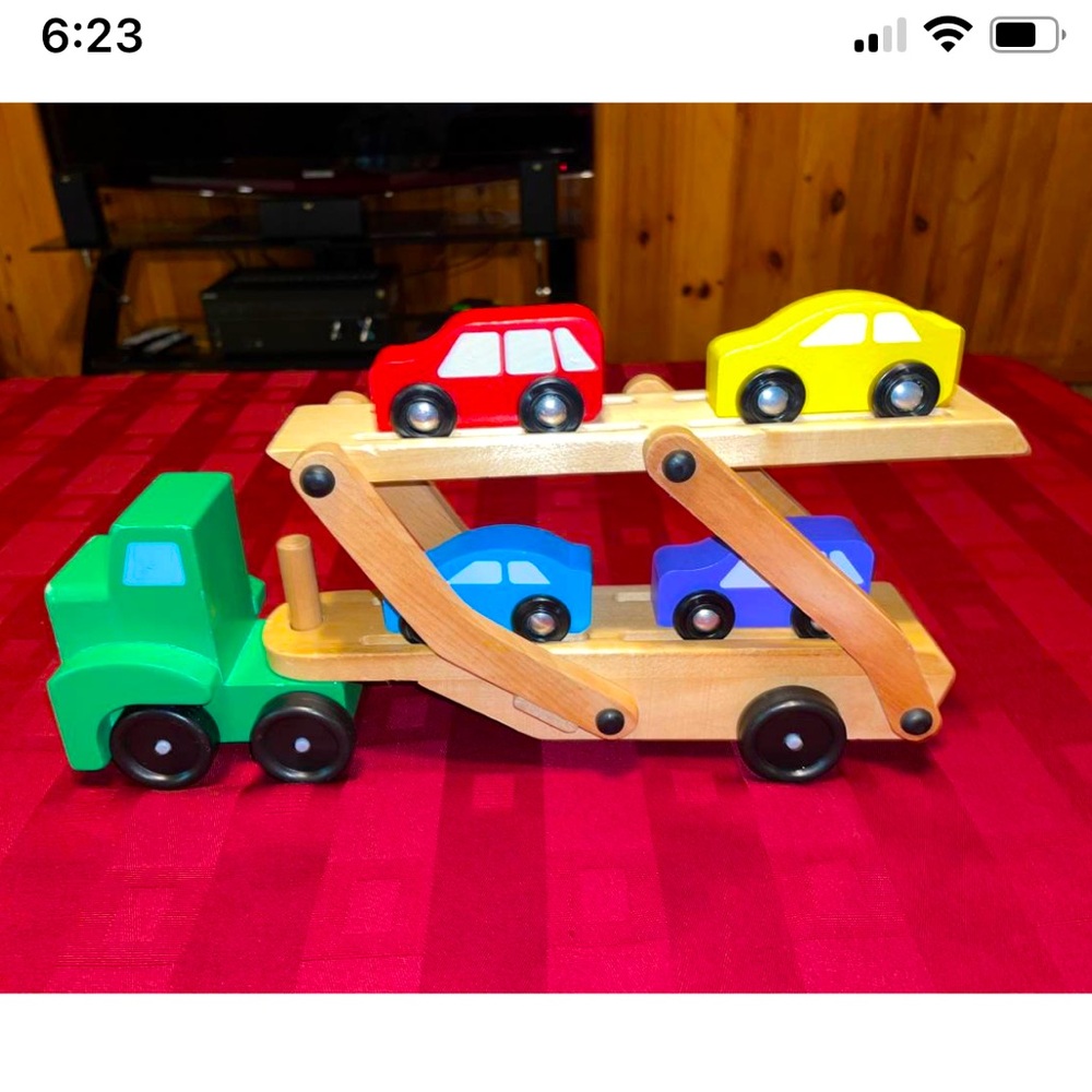 Melissa & Doug (Wooden) Classic Car Carrier